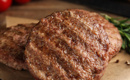 Imagen de torta de carne cocida