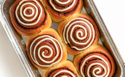 Imagen de postre en forma de bolillos